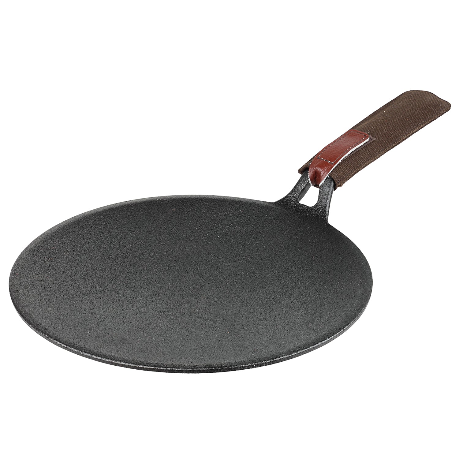 Vinod Legacy Pre Seasoned Cast Iron Roti/Chapati/Phulka Tawa with Handle - 26 cm - LCIT26