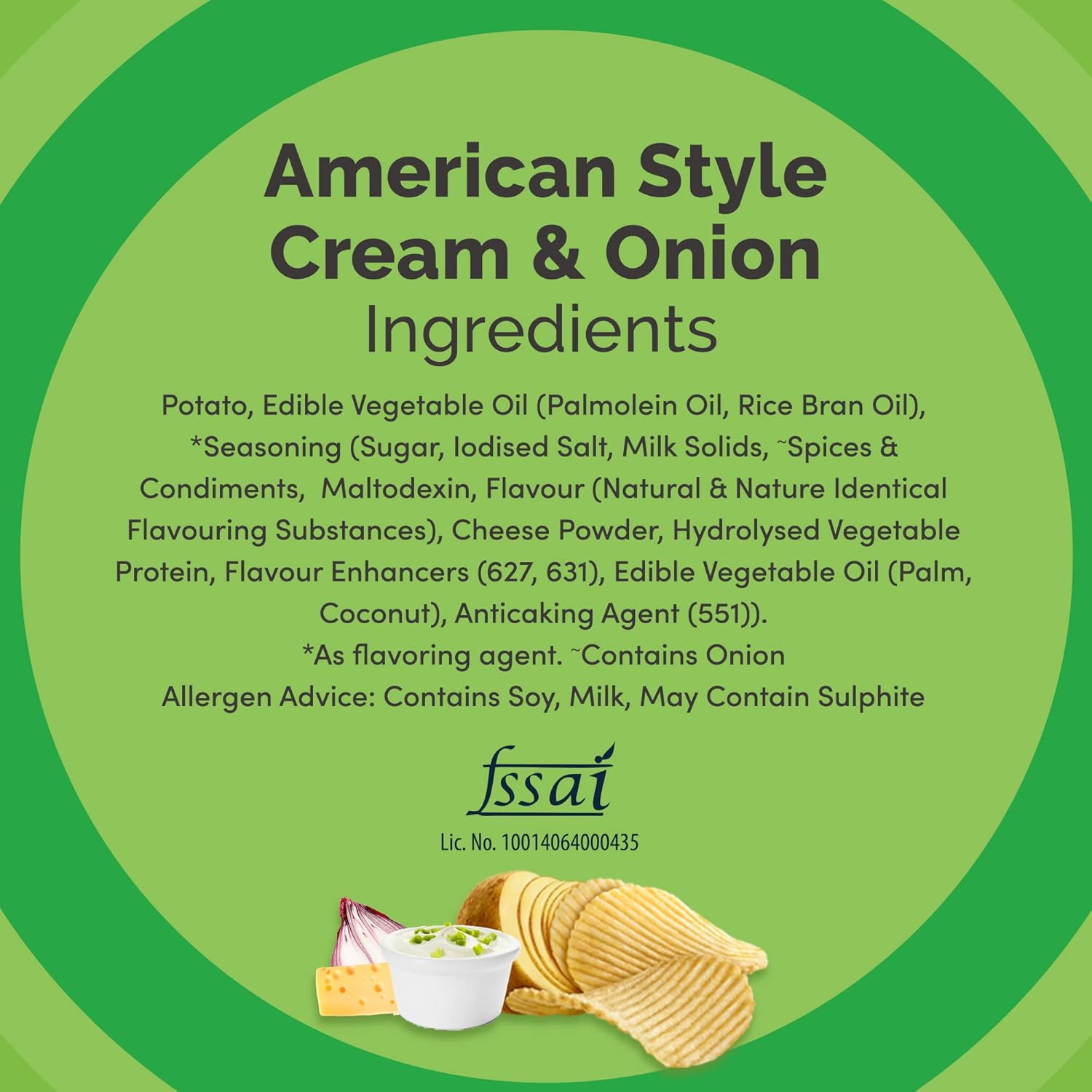 Lays American Style Cream and Onion Potato Chips - 80 g