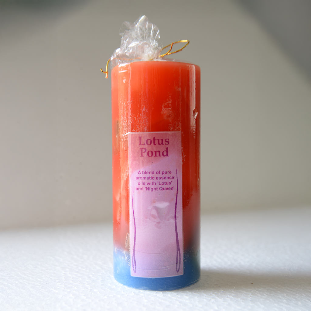 Lotus Pond Candle (Lotus,Nightqueen) -1 Pc