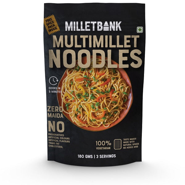 Millet Bank Multi Millet Hakka Noodles 180 g