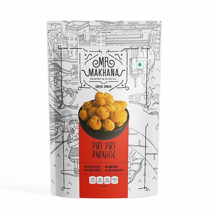 MR. MAKHANA Roasted Makhana And Foxnuts Piri Piri - 25 g
