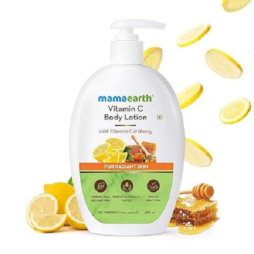 Mamaearth Vitamin C Body Lotion For Women And Men Body Lotion For Dry Skin - 400 ml