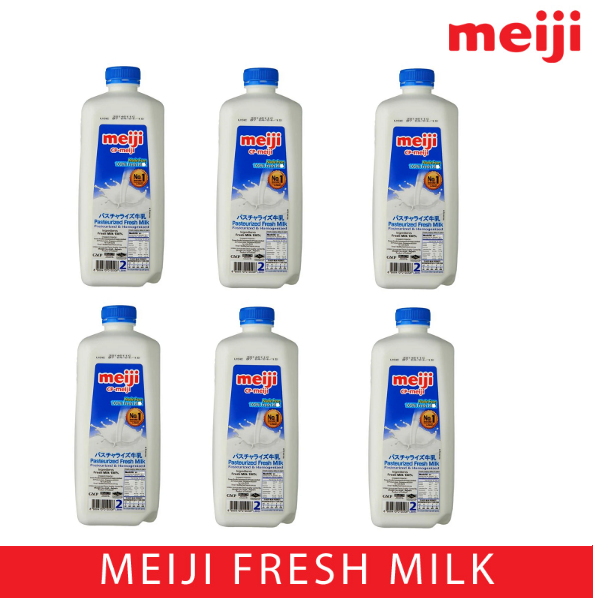 Meiji Fresh Milk  - 2 L x 6  (Chilled)