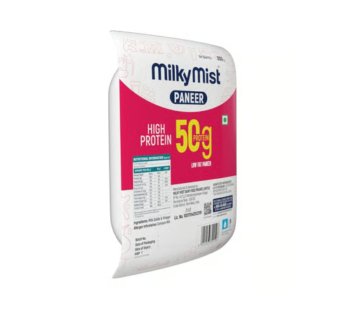 Milky Mist Fresh Low Fat Paneer High in Protein - 200 g