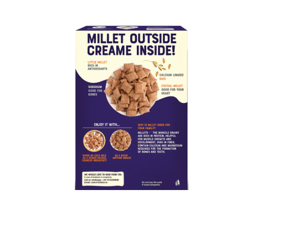 Millet Bank Multi Millet Chocolate Crunchy Fills - 250 g