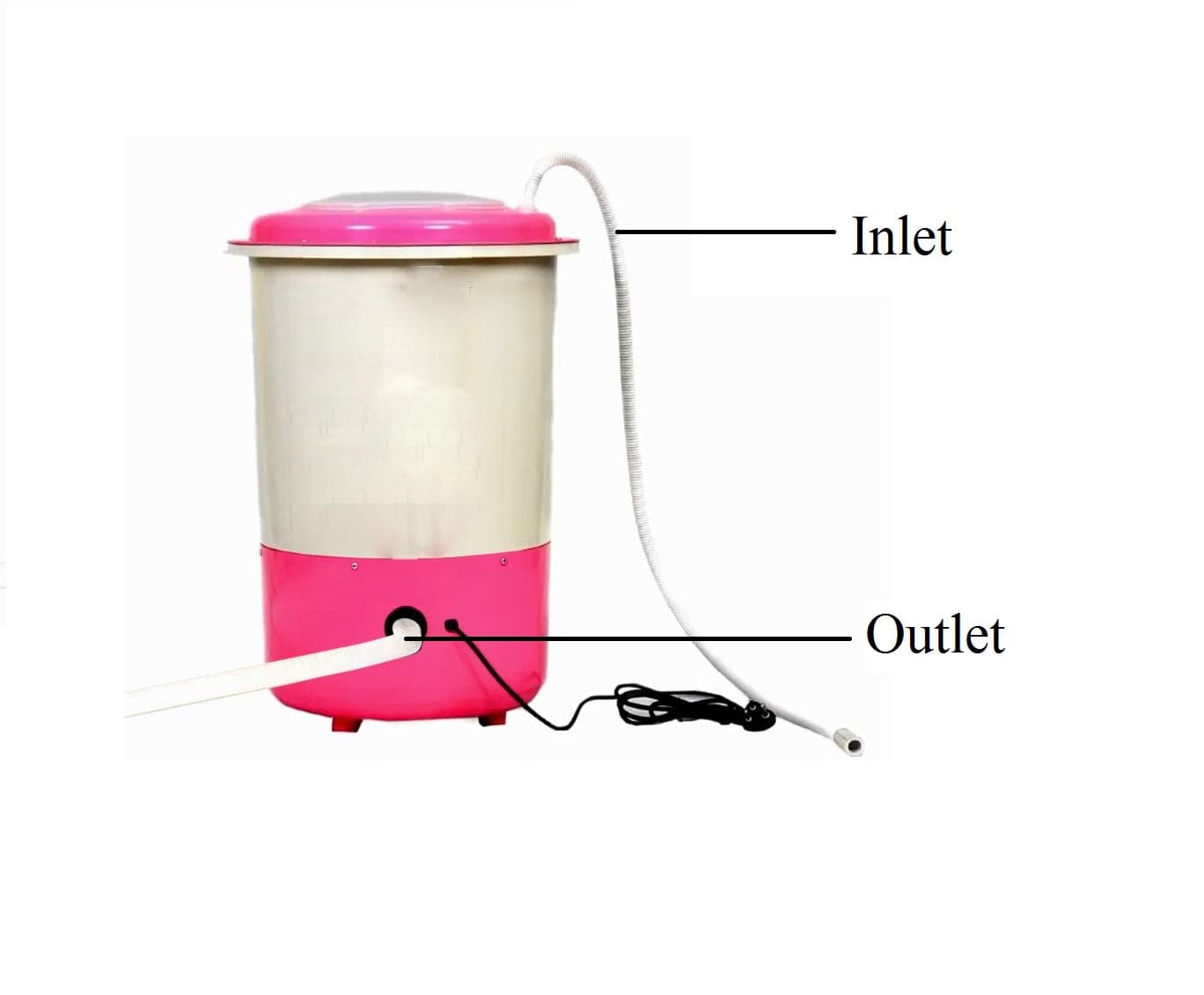 Mini Washing Machine Semi Automatic Portable 1 Pc