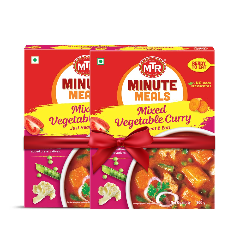 [Bundle Deal] MTR Ready to Eat Mixed Vegetable Curry - 2 x 300 g