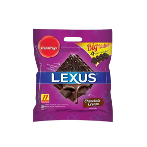 Munchy's Lexus Chocolate Cream Sandwich Crackers - 418 g (11 Sachets)