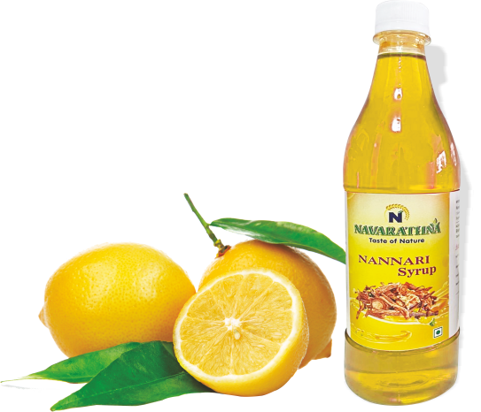 Navarathna Nannari Syrup(Yellow) - 700 Ml