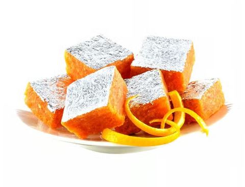 Haldiram's Fresh Orange Burfee (Festive Special) - 250 g