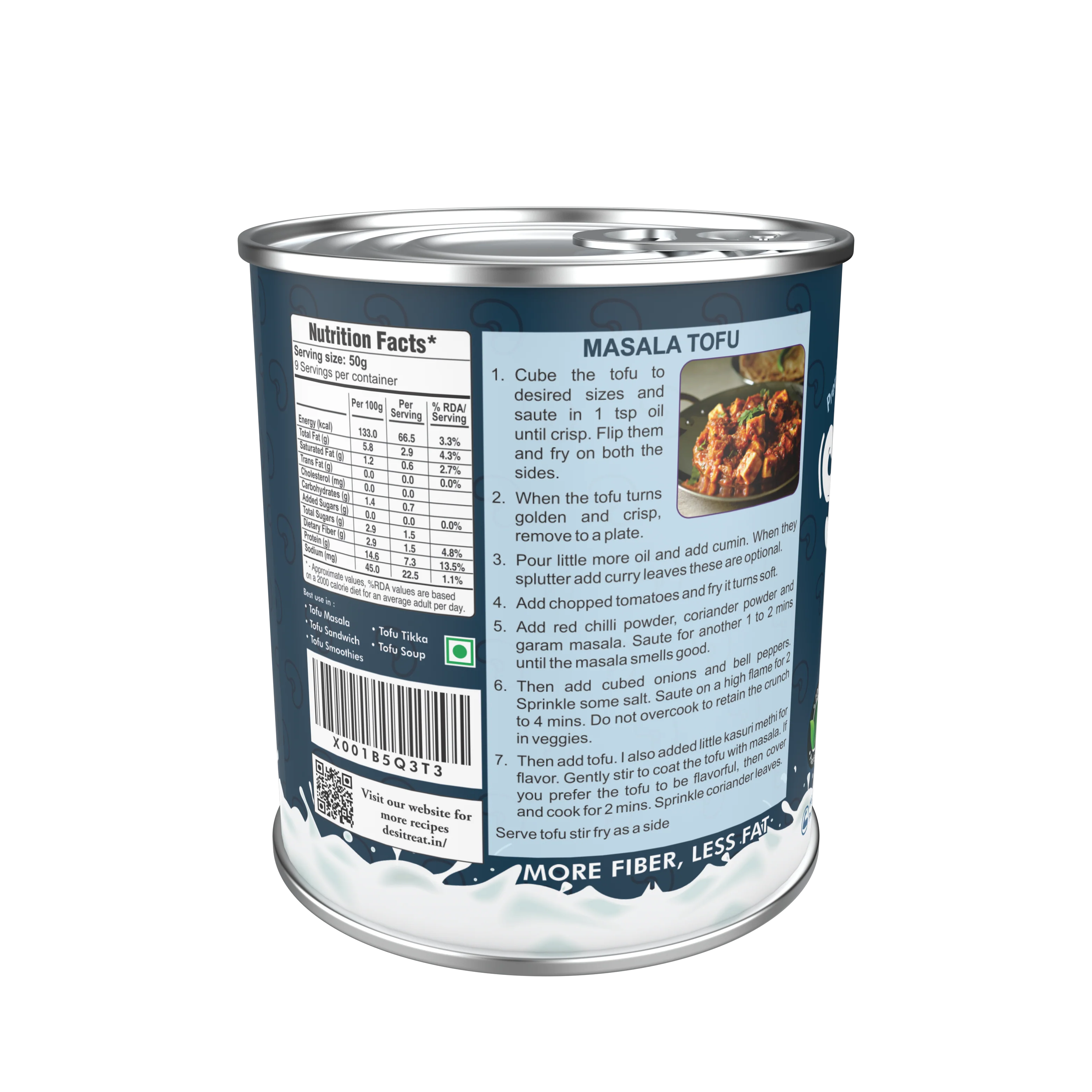 Desi Treat Soya Paneer Tofu - 800 g