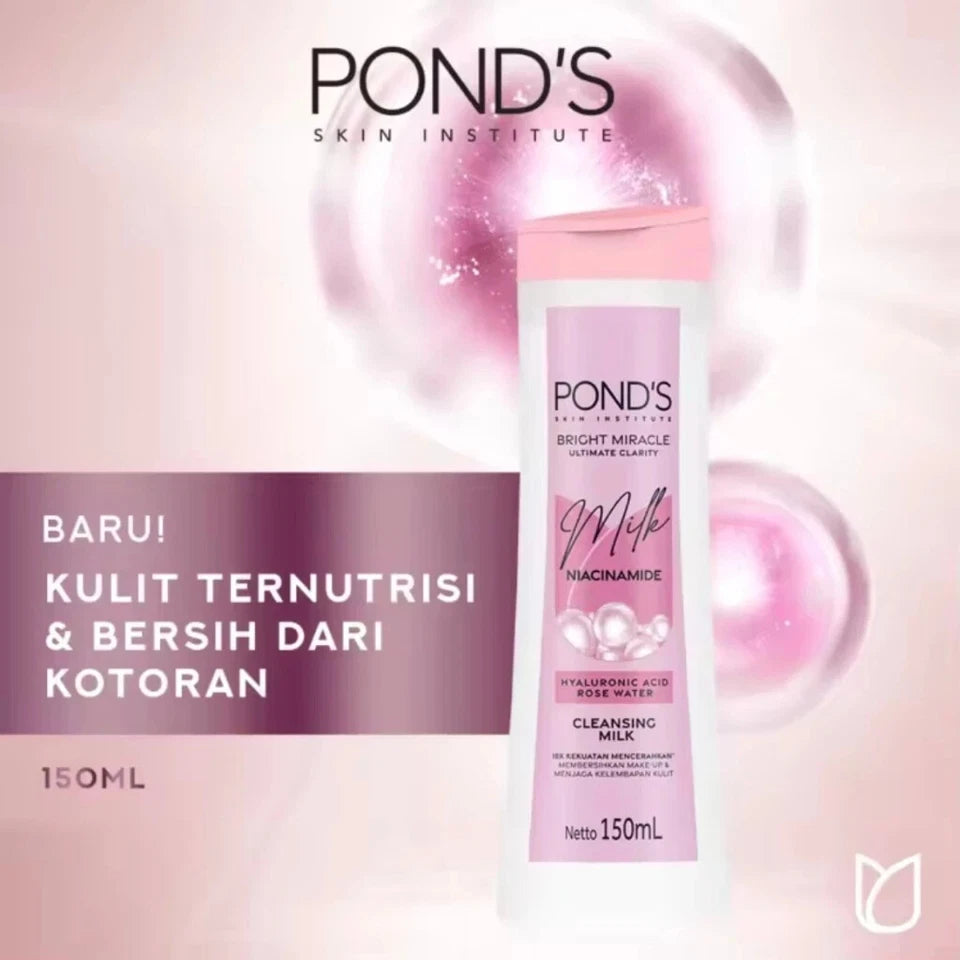 Ponds Bright Beauty Cleansing Milk Makeup Remover - 150 ml