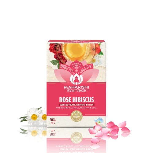Maharishi Ayurveda Rose Hibiscus Tea - 30 gm