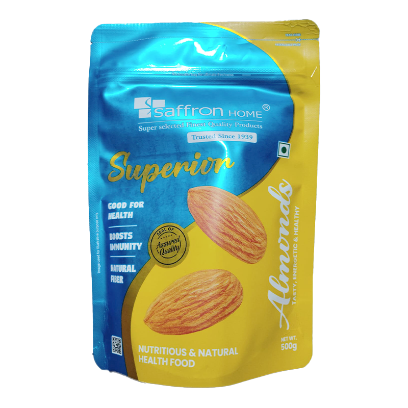 Saffron Home Superior Almonds - 500 g