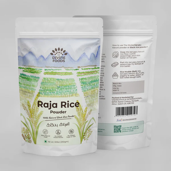 The Divine Foods (Karuppu kavuni )Raja Rice Porridge Mix - 250 g