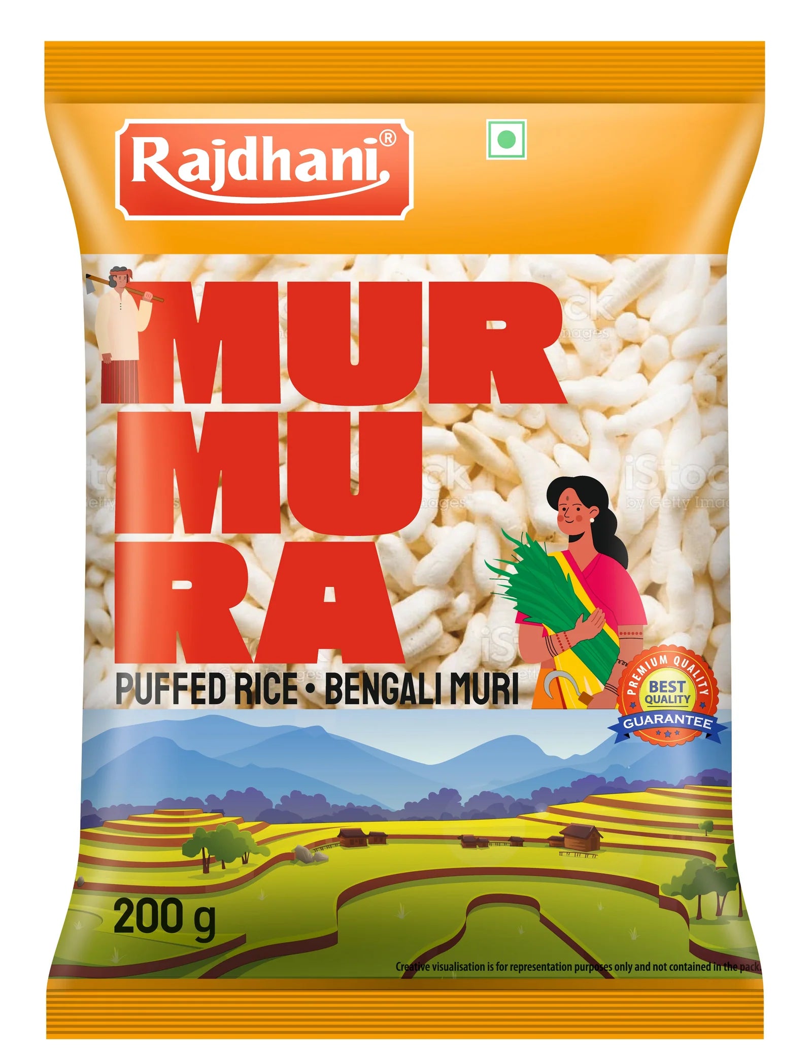 Rajdhani Puffed Rice (Bengali Muri) - 200 g