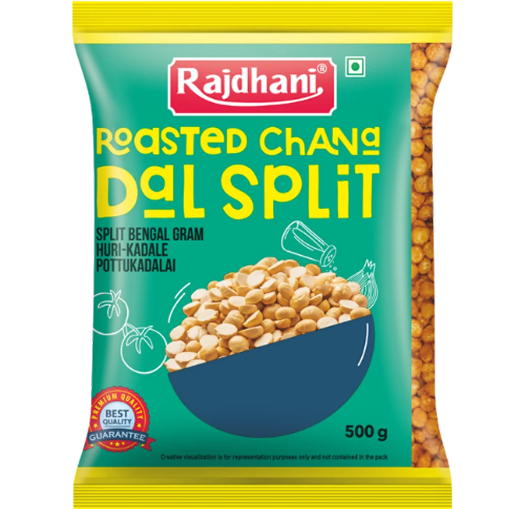 Rajdhani Roasted Channa Dal Split -  500 G