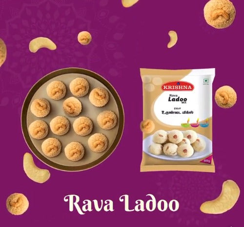 Krishna Readymade Rava Ladoo Mix  - 500 g