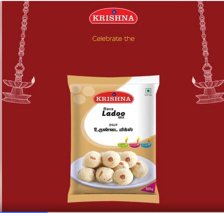 Krishna Readymade Rava Ladoo Mix  - 500 g