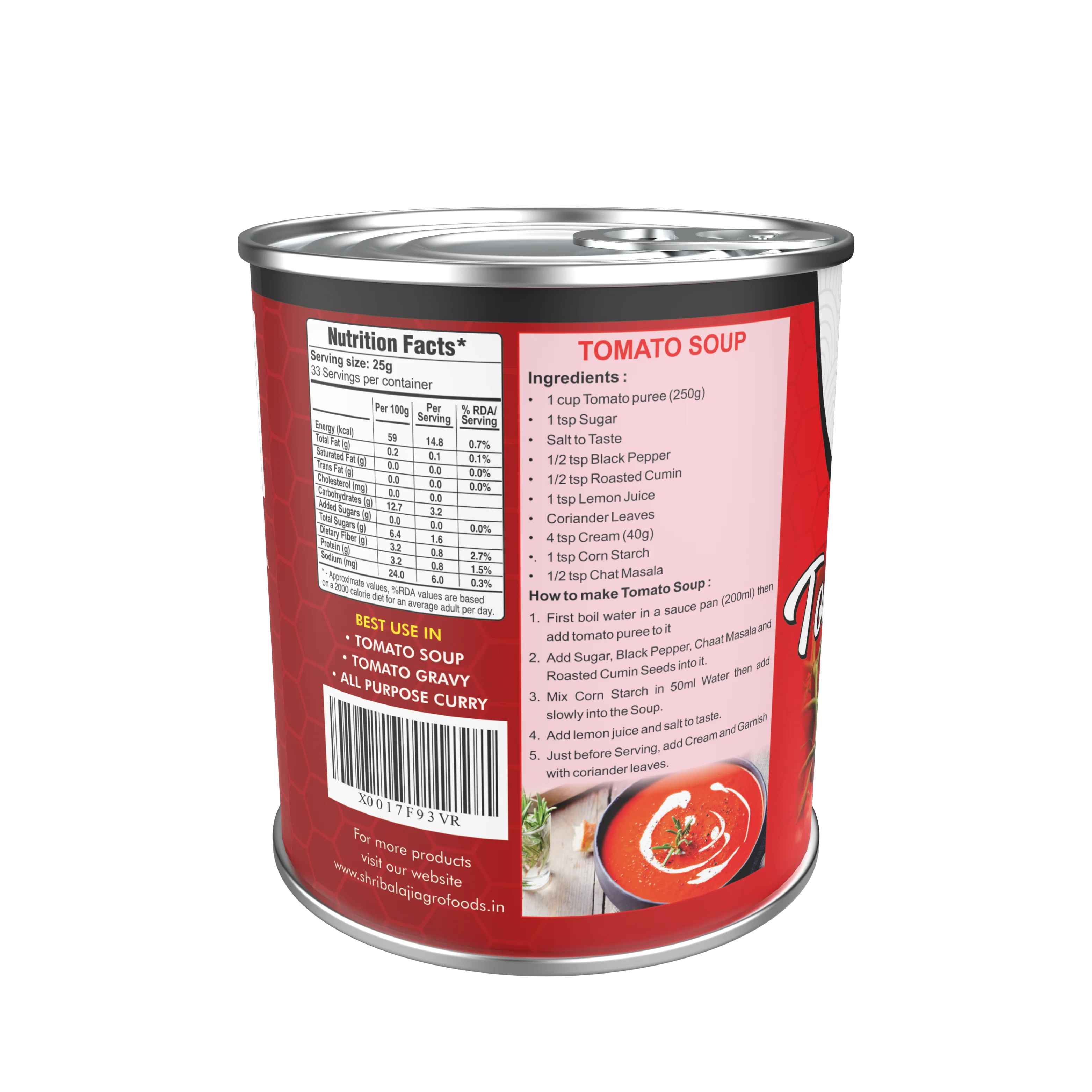 Desi Treat Tomato Puree - 820 g