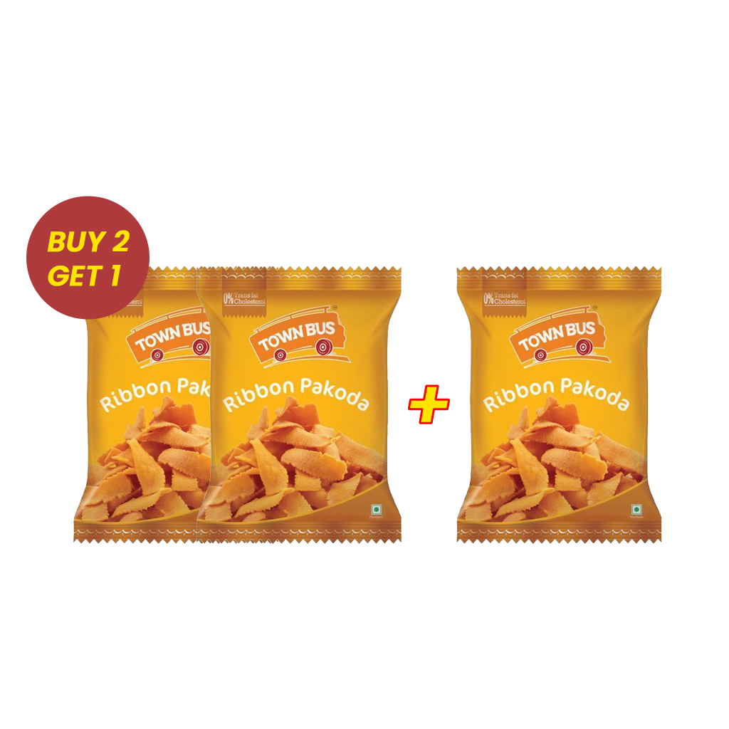 Town Bus Ribbon Pakoda - 170 g (Buy 2 Get 1 FREE)
