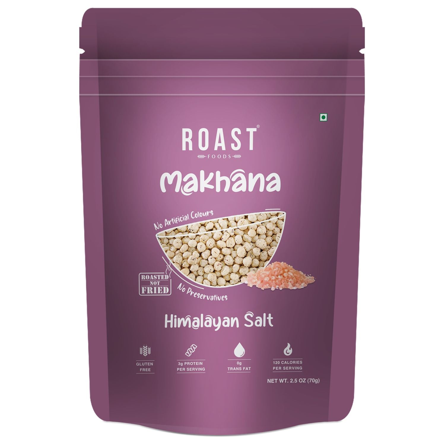 Roast Foods Makhana Himalayan Salt - 70 g