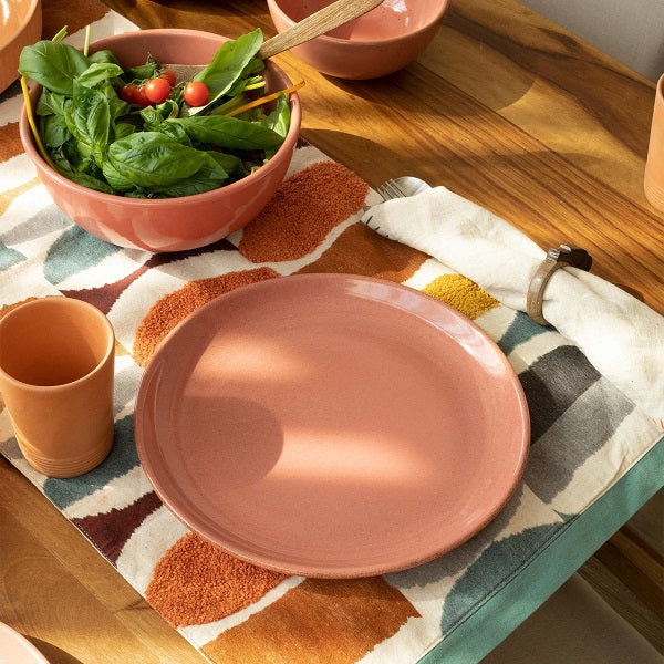 Ellementry Rustic Reef Ceramic Dinner Plate For Kitchen/Gifting Purpose(SWTEA2785) - 1 Pc