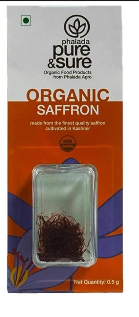 Phalada Pure & Sure Organic Saffron - 0.5 g