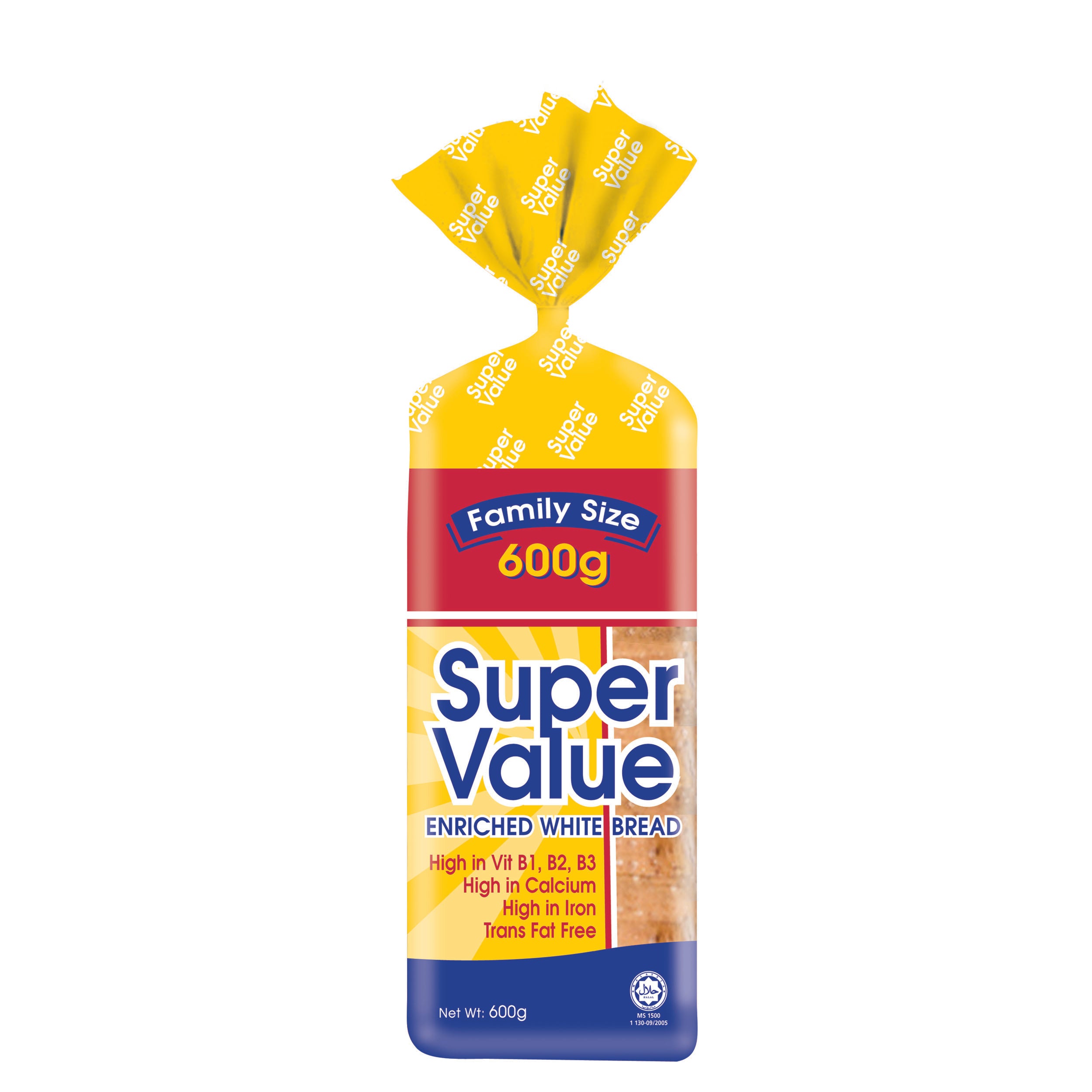 Super Value Enriched White Bread - 600 G