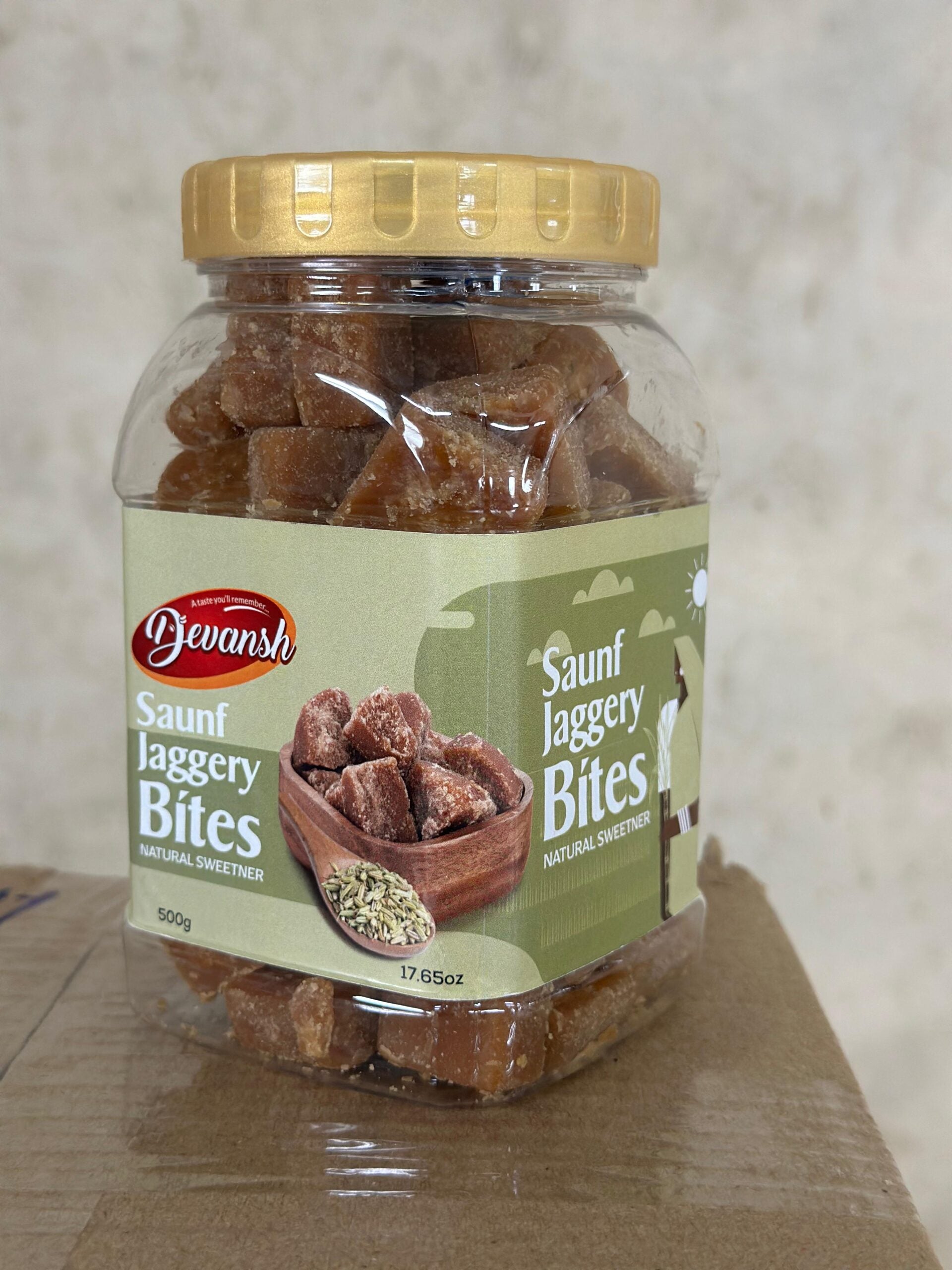 Devansh Saunf Jaggery Bites - 500g