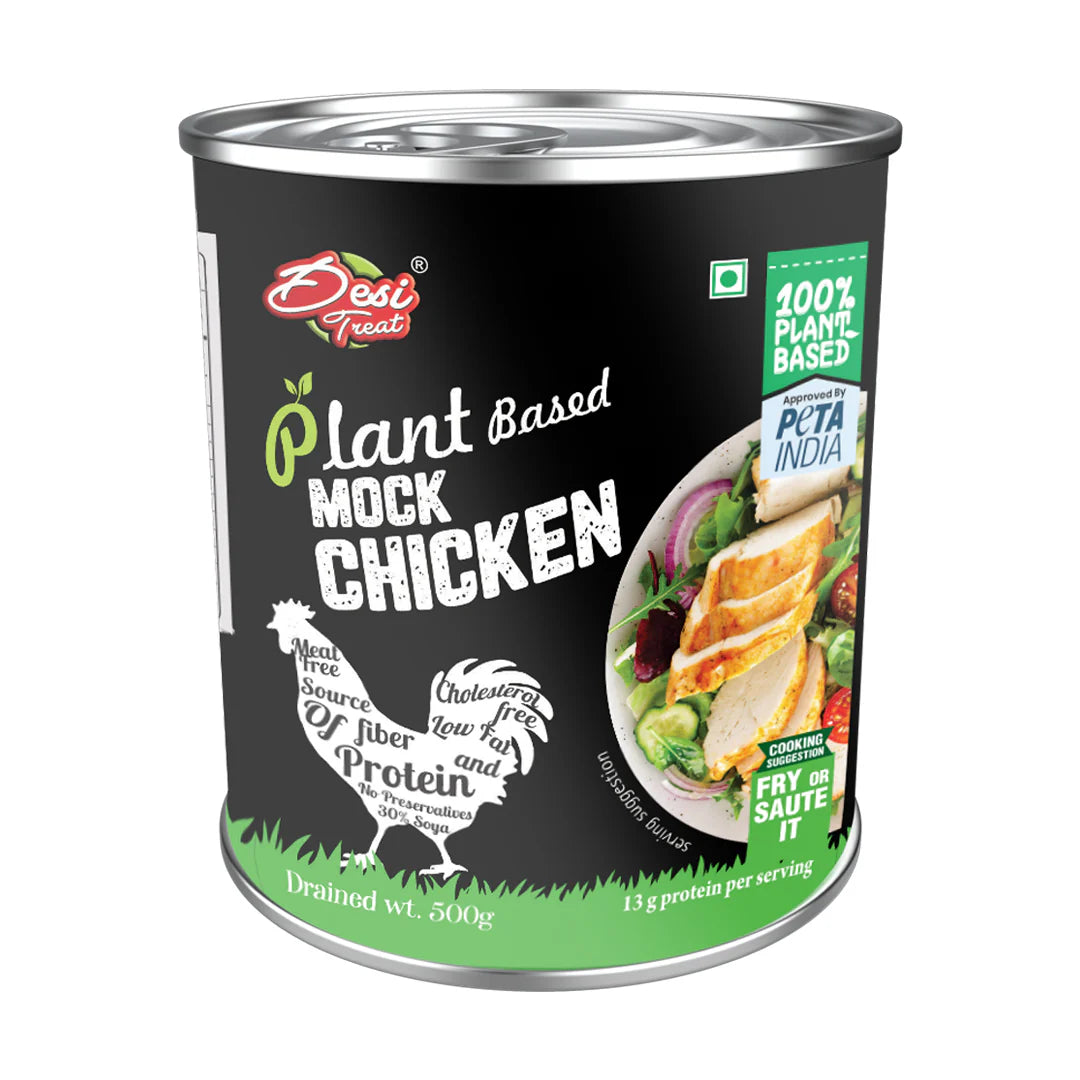 Desi Treat Vegan Mock Chicken - 800 g FREE Masala