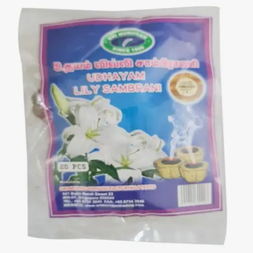 Sri Murugan Udhayam Lilly Sambrani  - 1 pc