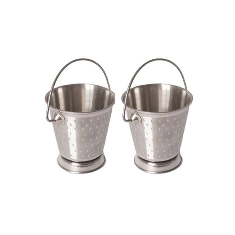 Stainless Steel Baby Serving Bucket Small - set of 2