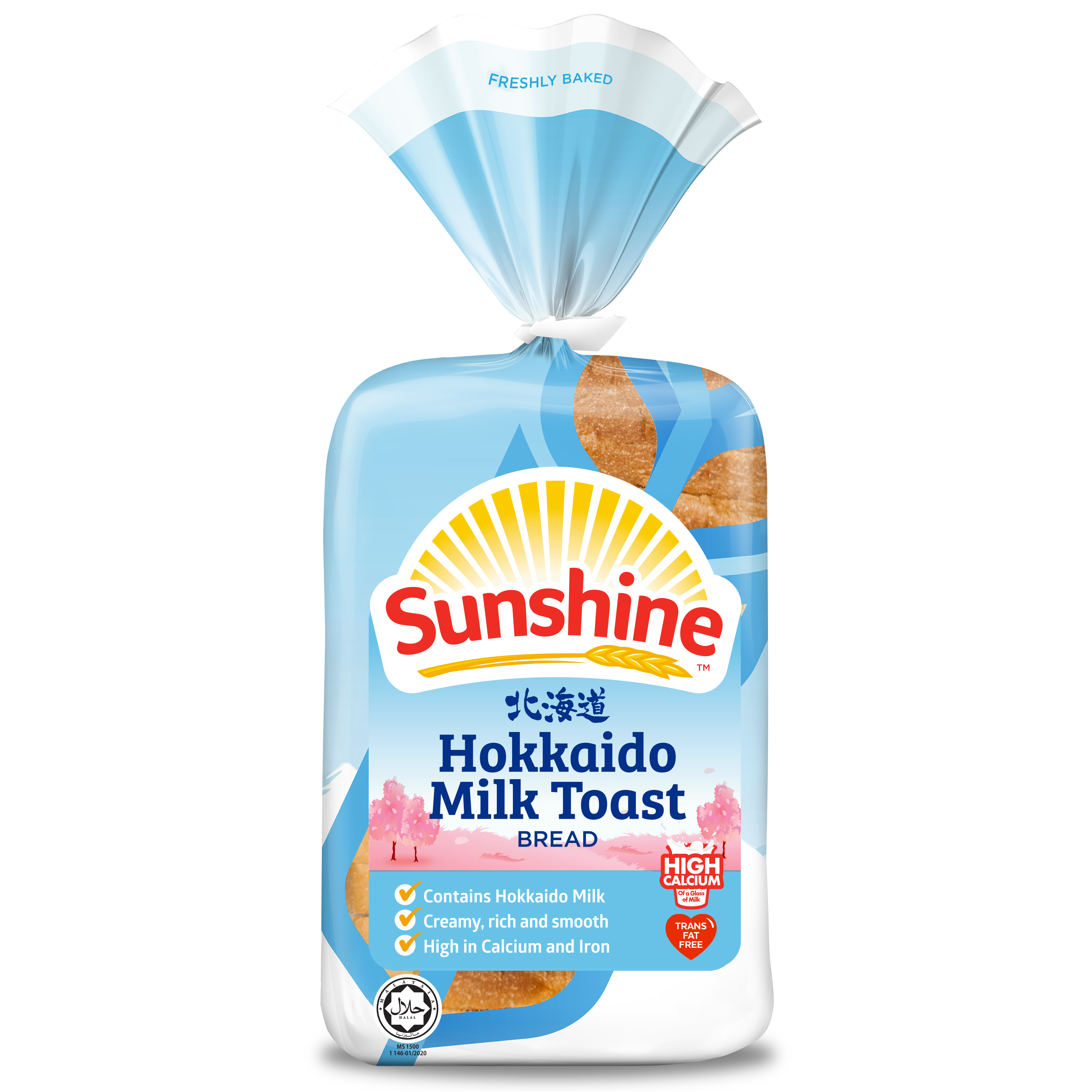 Sunshine Hokkaido Milk Toast Bread - 400 g