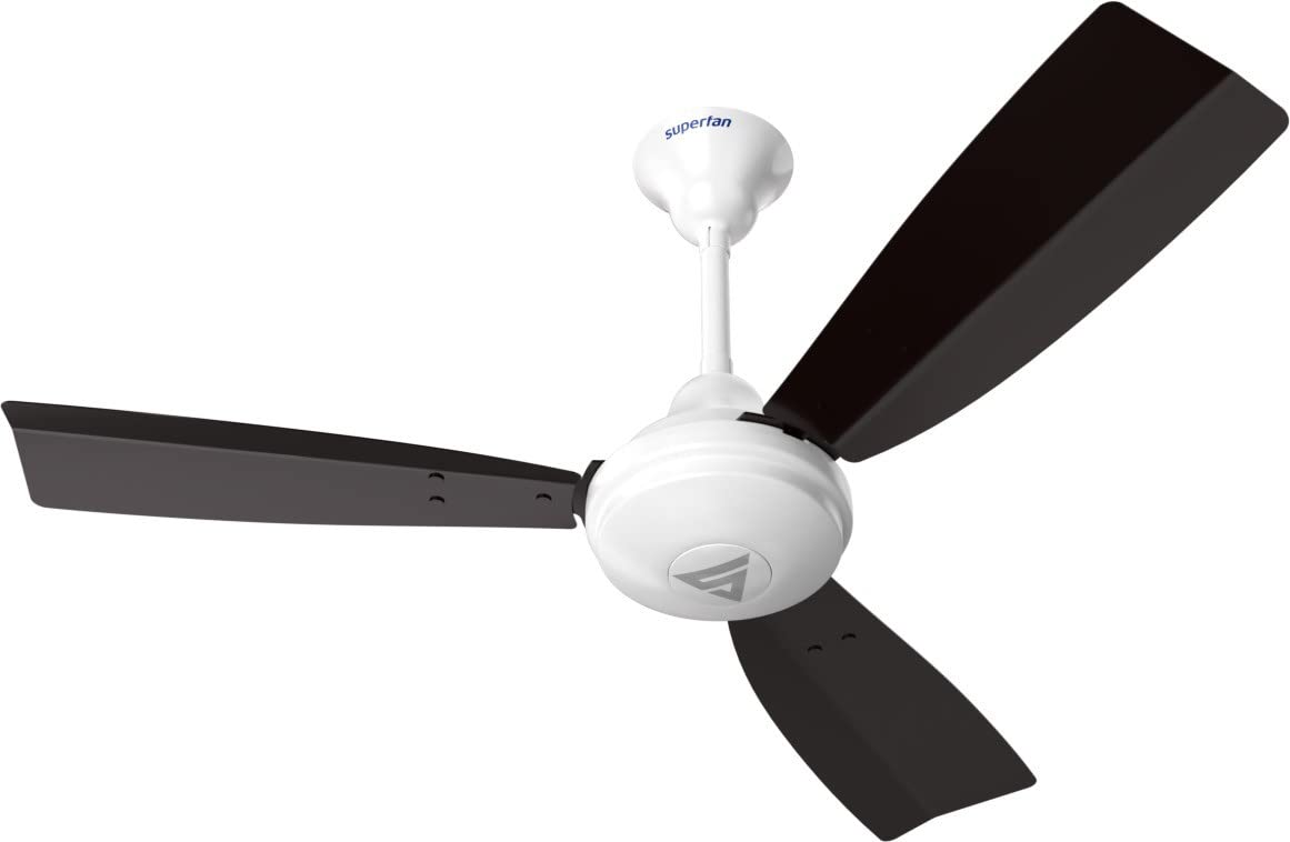 Superfan Super J1 Brown 900 mm Ceiling Fan with Remote Control and BLDC Motor - 1 Pc