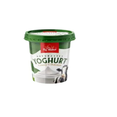 Taj Mahal Natural Set Creamy and Delicious Yoghurt - 1 L (Chilled)