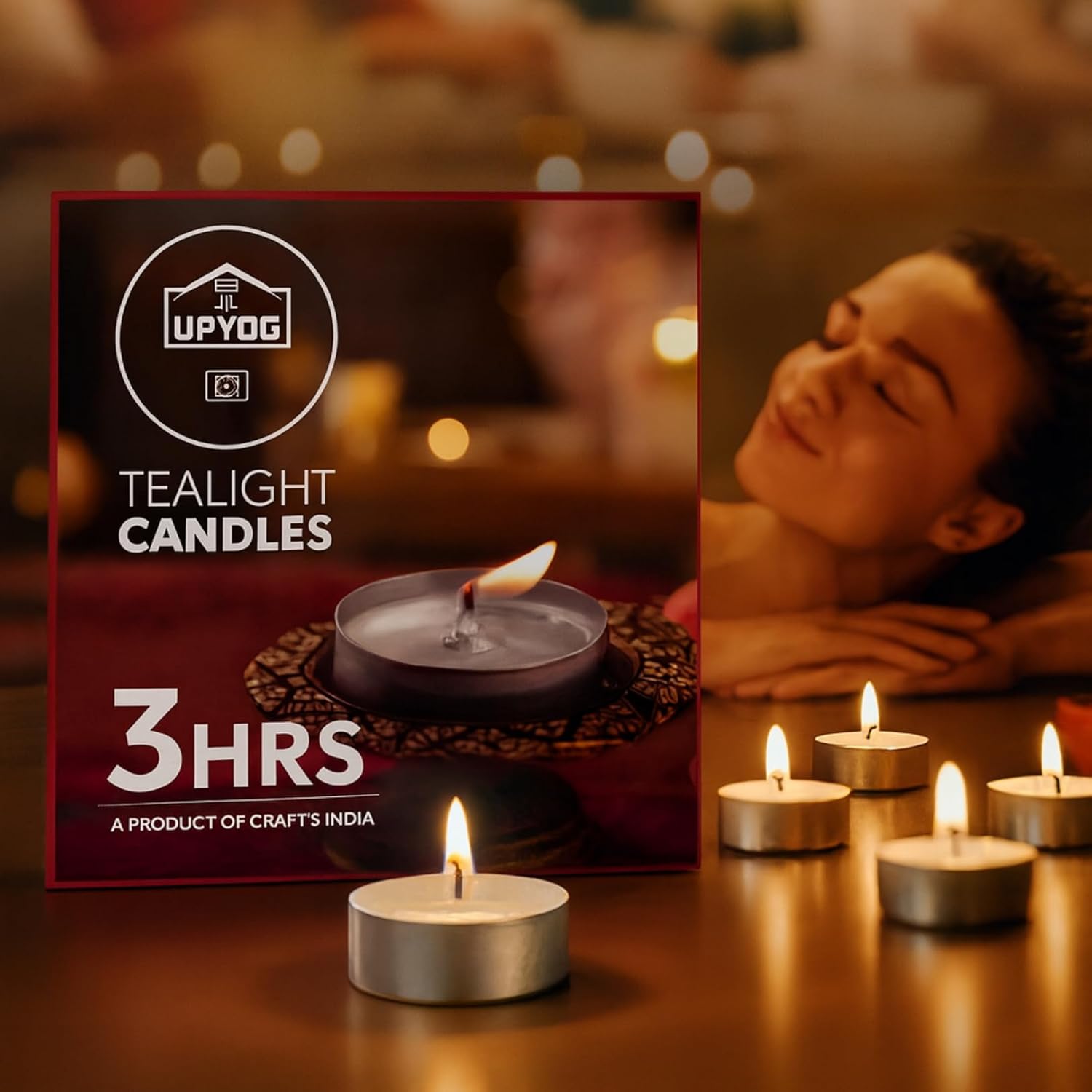 Tea Light Wax Candles - 50 Pc