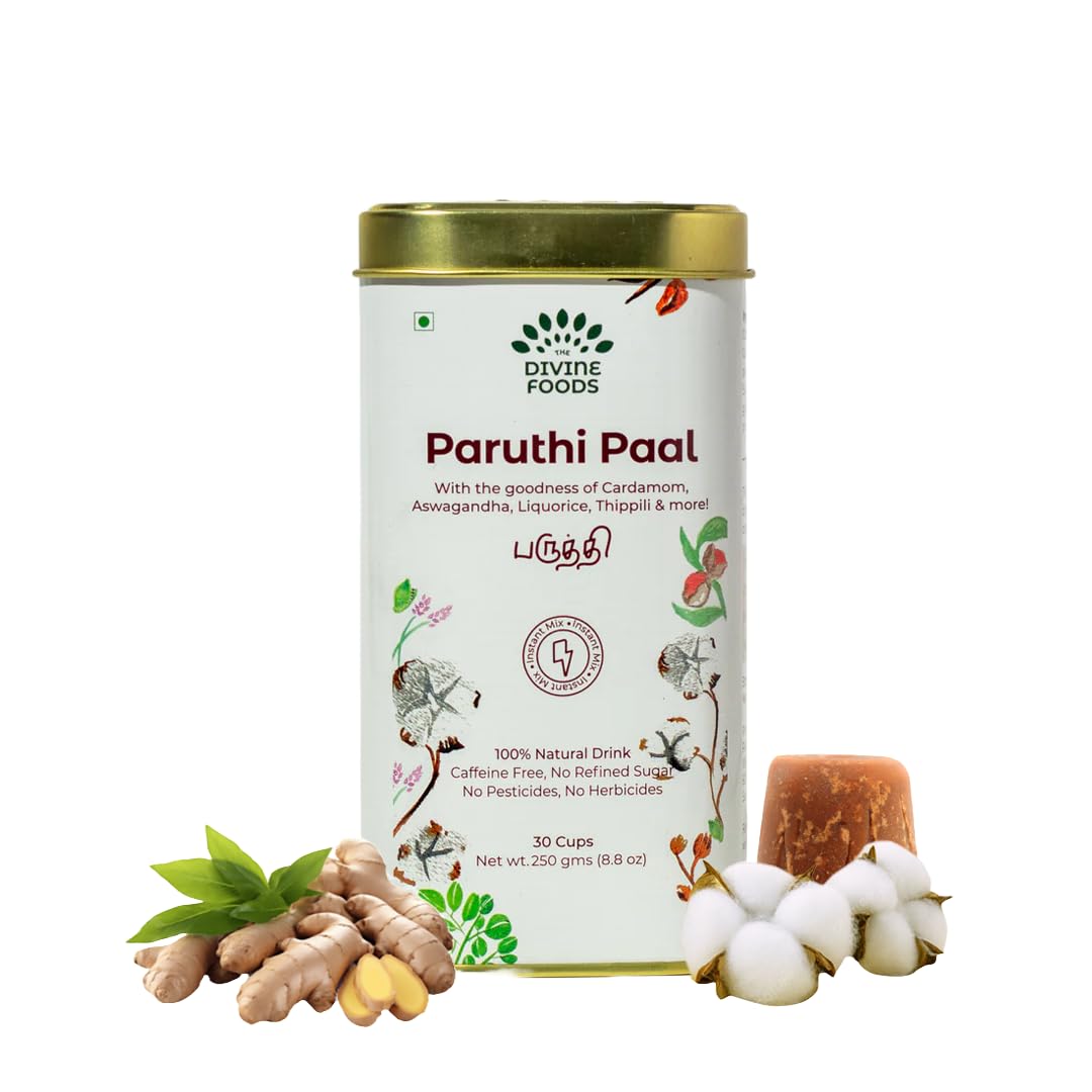 The Divine Foods Paruthi Paal Cotton Seed Latte Mix - 250 g