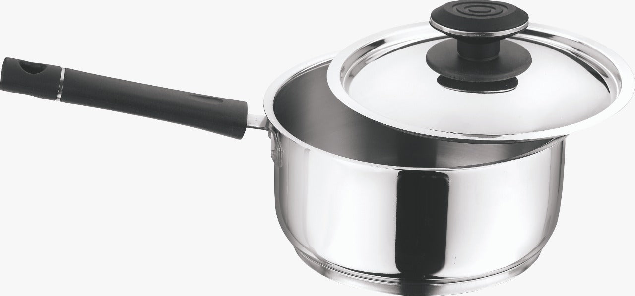 Vinod Tivoli Heavy Guage Stainless Steel Saucepan - 1.1 L (14cm) - TIVS14
