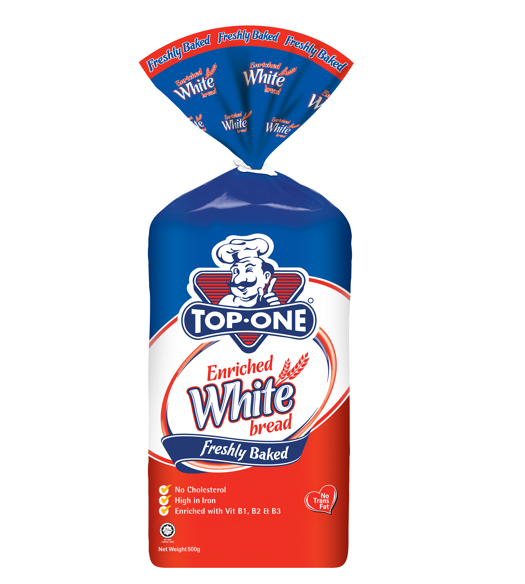 Top One Enriched White Bread - 500 g