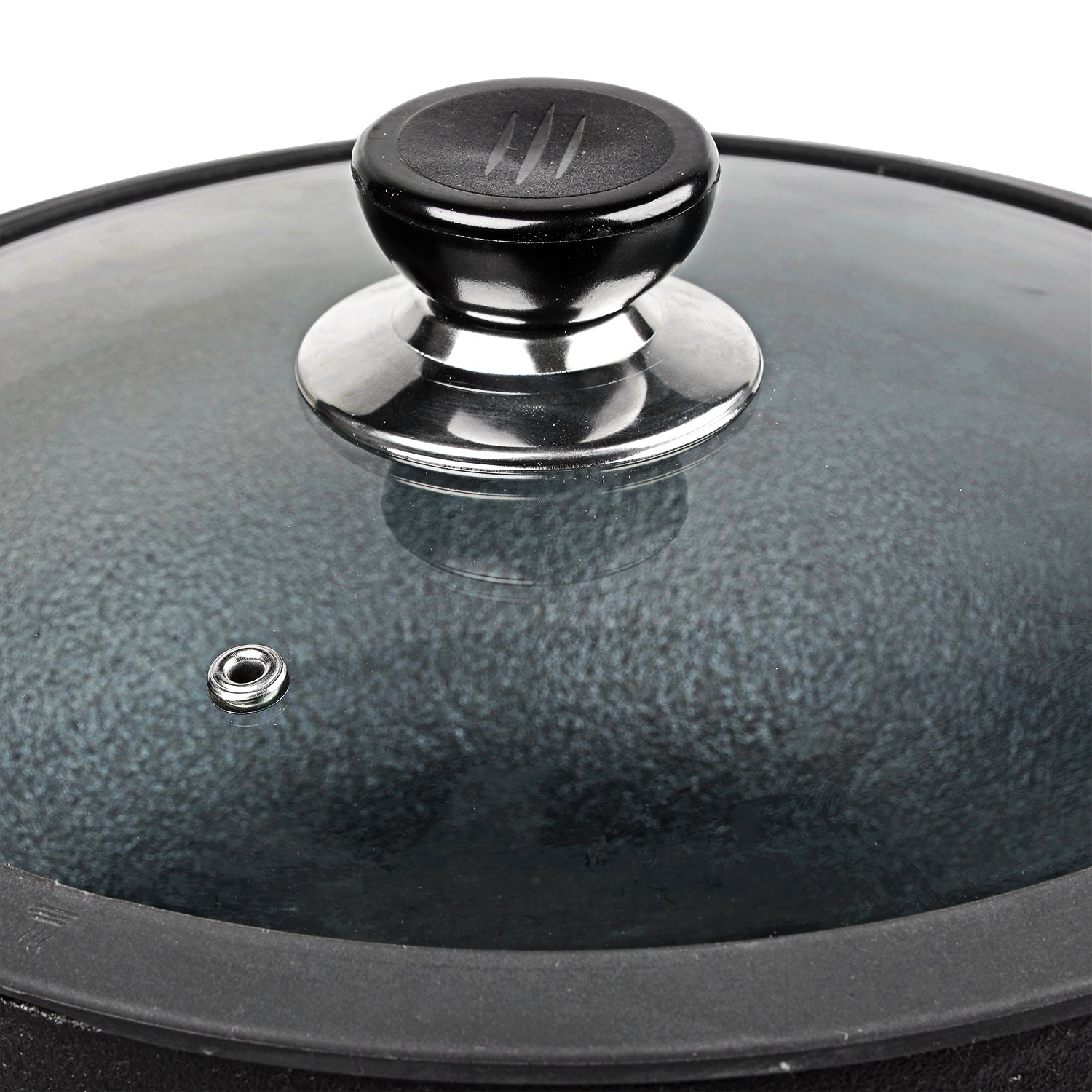 Vinod Legacy Pre Seasoned Cast Iron Kadai with Glass Lid - 4.3 L - LCIDK26