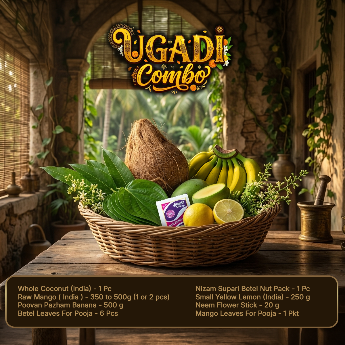 Ugadi Pooja Samagri Fresh Pack
