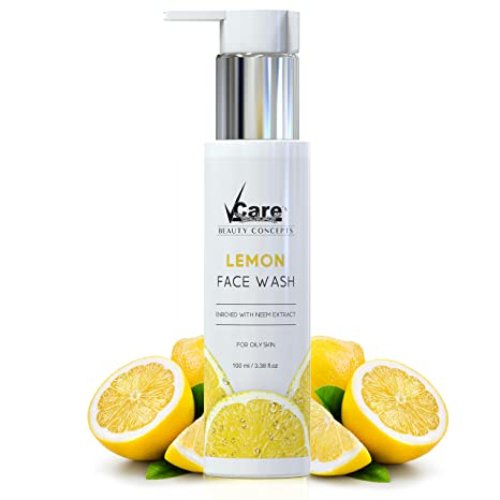 VCare lemon face wash-100 ml