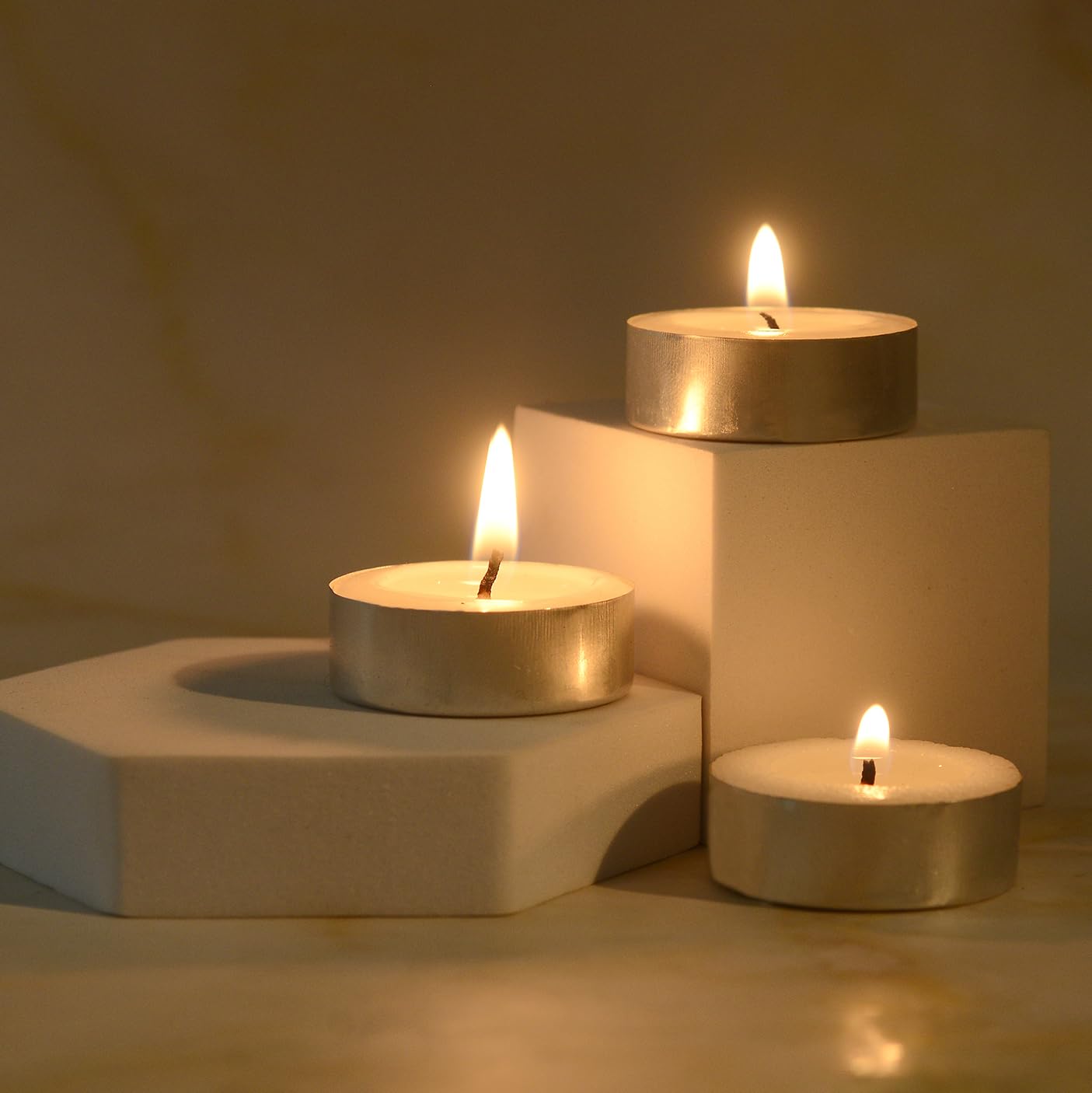 Veda Eco Friendly Tealight Wax Candles Welburn - Pack Of 100