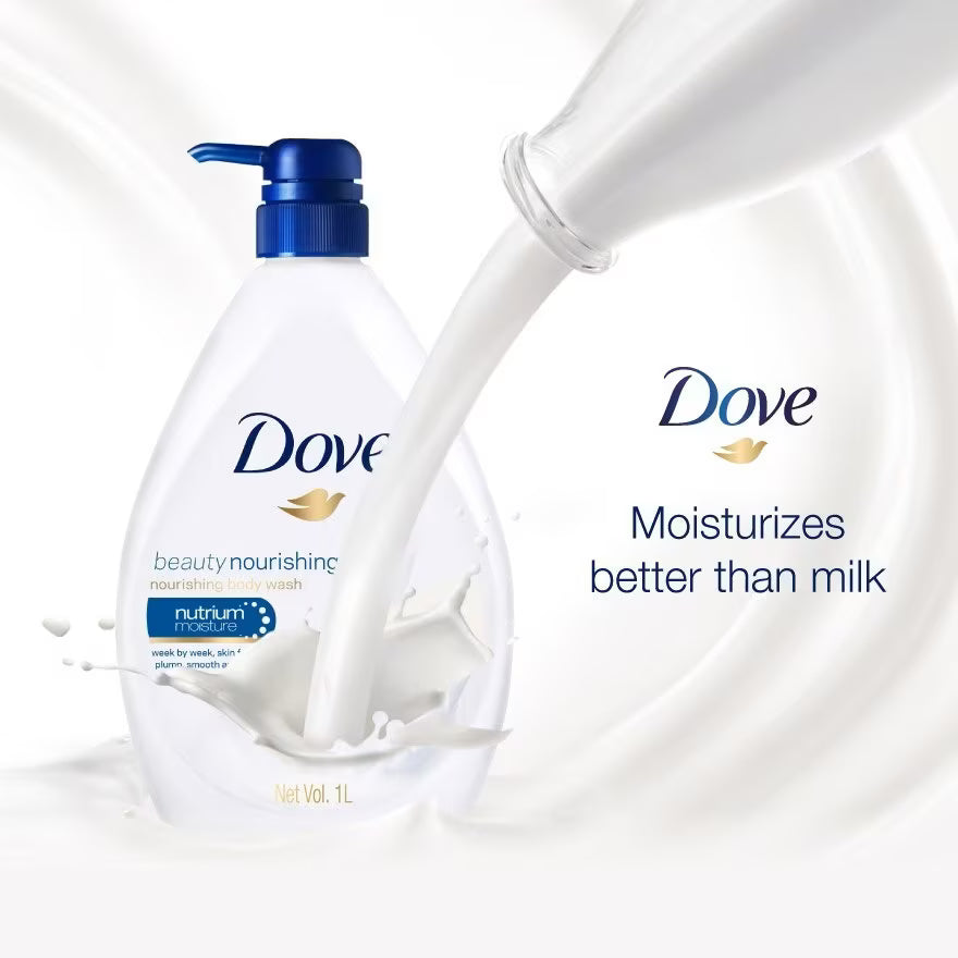 Dove Beauty Nourishing Moisture Body Wash - 1 L