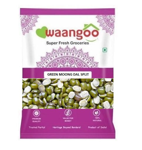 Waangoo Green Moong Dal Split - 500 g