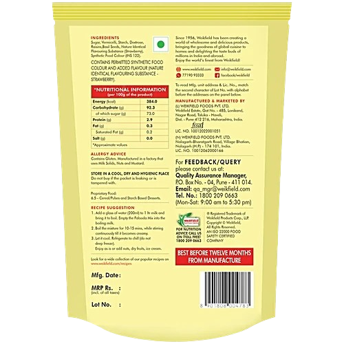 Weikfield Falooda Mix Strawberry - 200 g