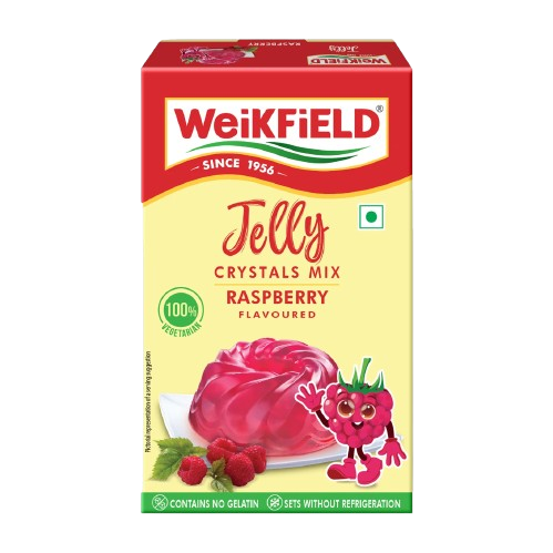 Weikfield Crystal Jelly Mix Raspberry - 90 g