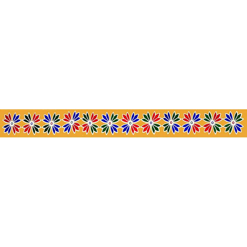 Festival Kolam Sticker Color Border - set of 5
