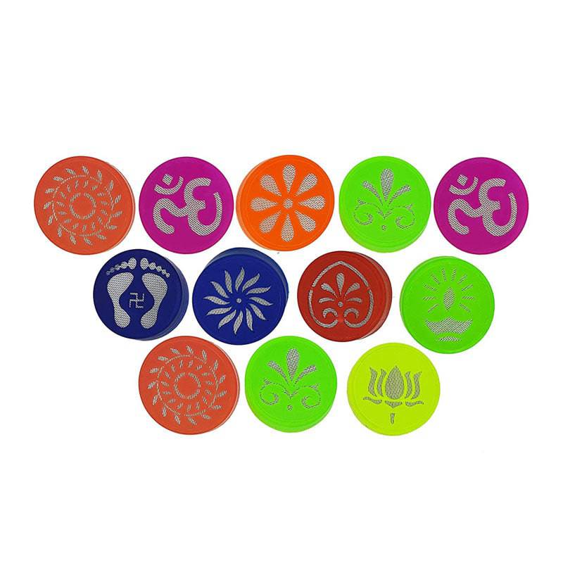Stamp Set Round -  12 Piece
